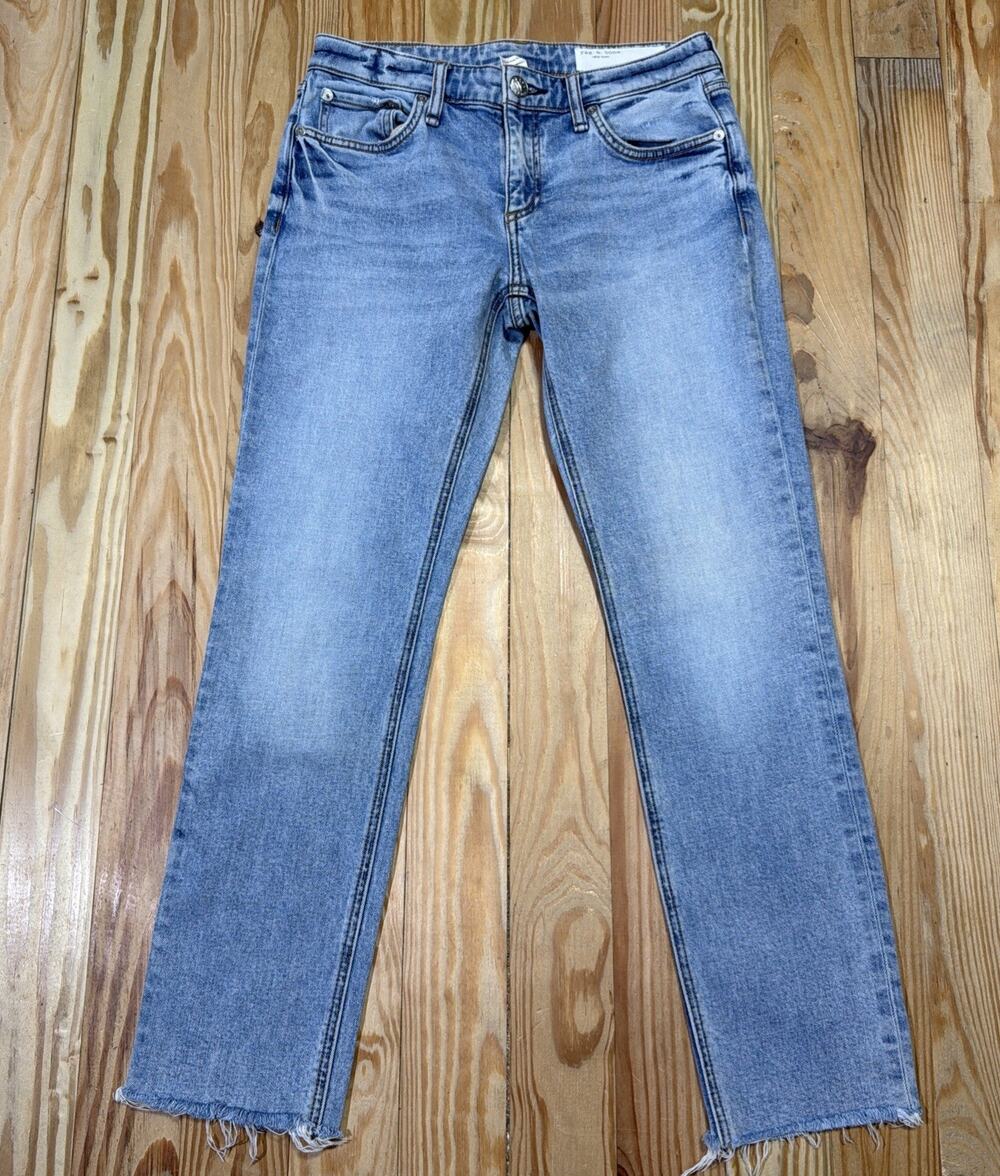 Rag & Bone Size 25 Dre Low-Rise Slim Boyfriend Jeans( 27x27 ) Stretch
